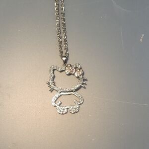 Hello Kitty Silver Pendant Necklace